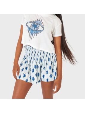 Koch Erica Skirt skort Blue Eyes S great condition smoke pet free home